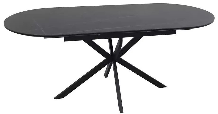 Jedálenský stôl Maxwell II 140 x 80 cm, čierna