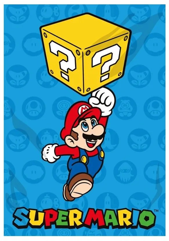Deka fleecová Super Mario 100x140 cm