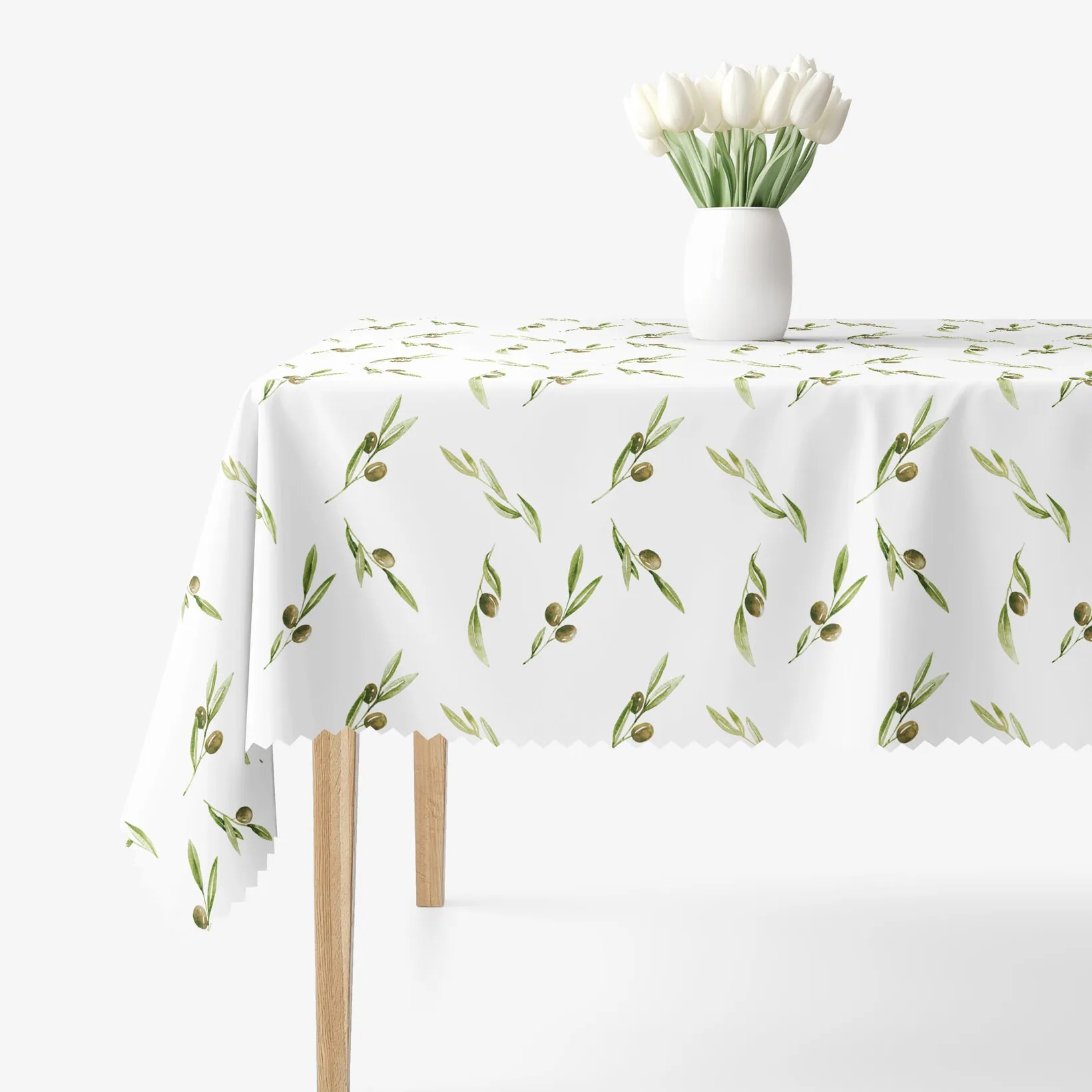 Goldea hranatý teflónový obrus - olivy 80 x 80 cm Goldea hranatý teflónový obrus - olivy 80 x 80 cm