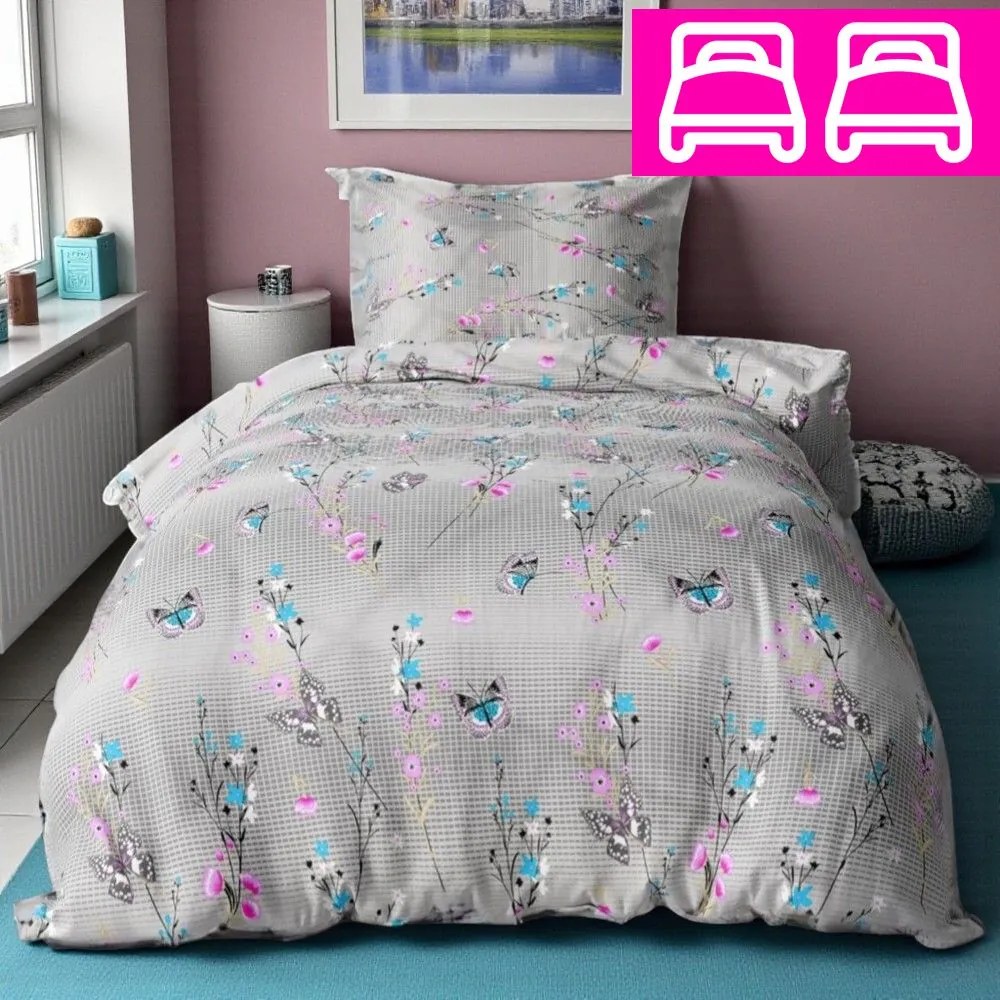 Bavlnené obliečky Homa ZELDA SPRING 4-dielna sada 140x200 cm