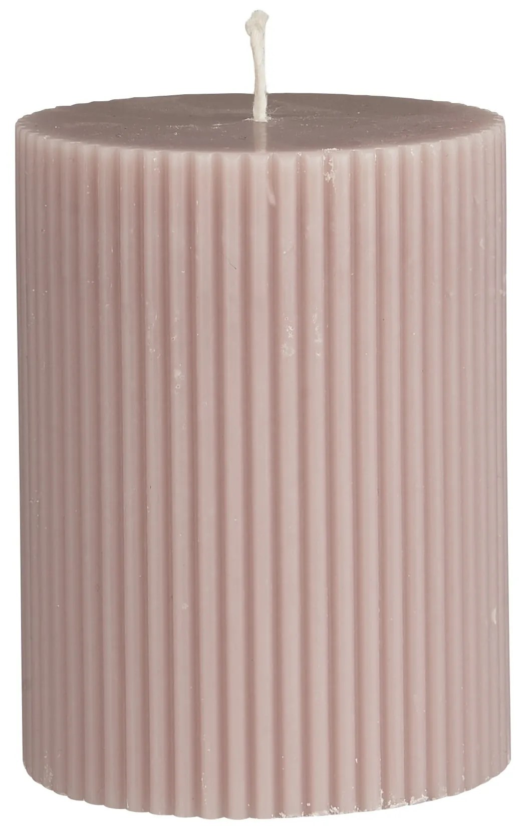Ib Laursen Sviečka Grooved Rose Malva
