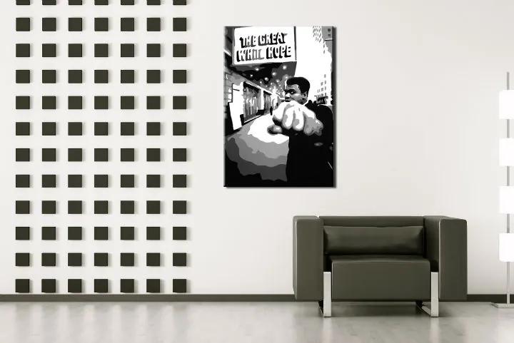 Ručne maľovaný POP Art obraz Muhamad Ali | rôzne rozmery