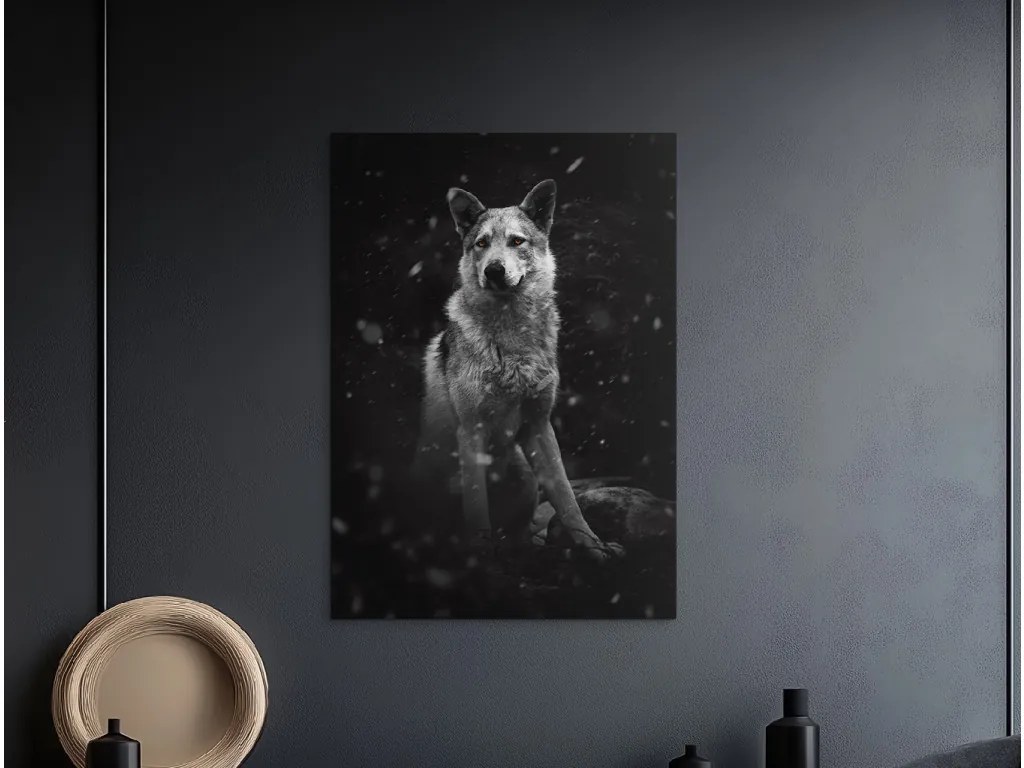 drevko | Čiernobiely obraz Strážca zimy