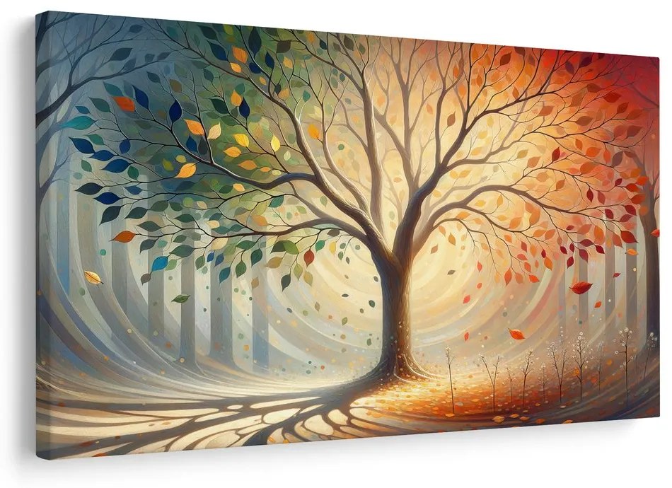 Obraz strom života v farebnej symfónii