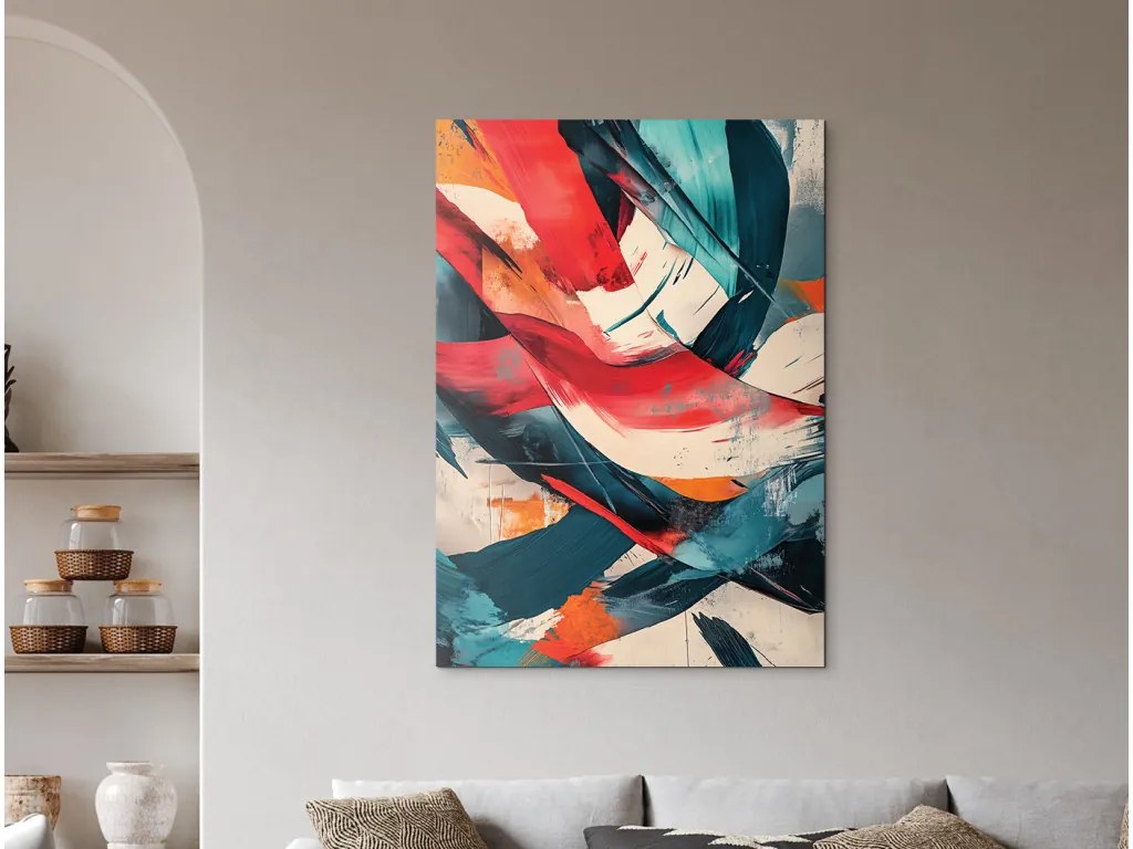 drevko | Abstraktný obraz Výbuch farieb