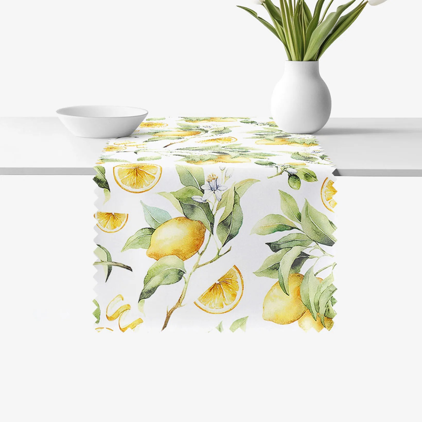 Goldea behúň na stôl teflónový - citróny 50x120 cm