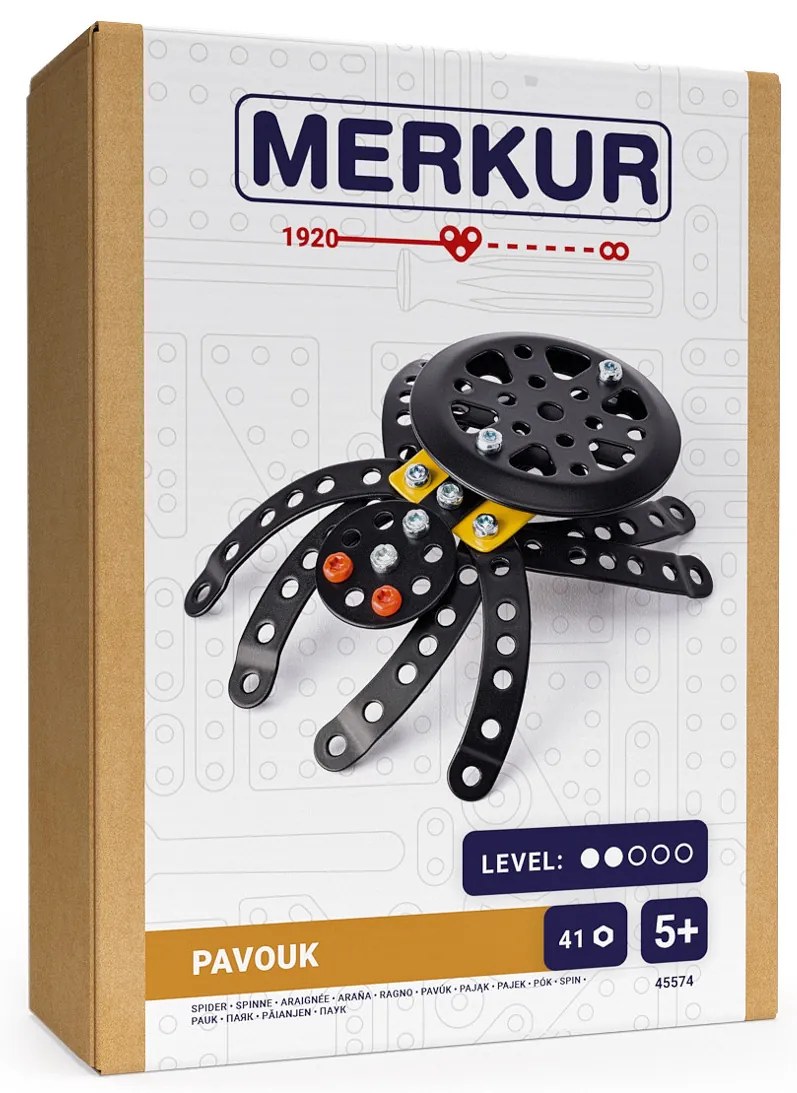 Merkur - Chrobáčiky - Pavúk - 41 ks