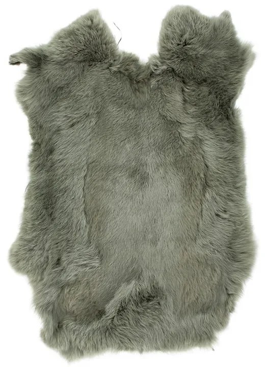 Olivovo zelená králičie kože Rabbi - 30 * 2 * 40cm Olivovo zelená králičie kože Rabbi - 30 * 2 * 40cm