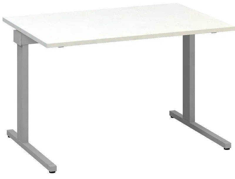 Stôl ProOffice C 80 x 120 cm, biela