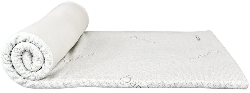 VISCOPUR Vrchný matrac VISCOPUR® bamboo 3,5 cm - 100x200 cm | akce 1+1 (2ks)