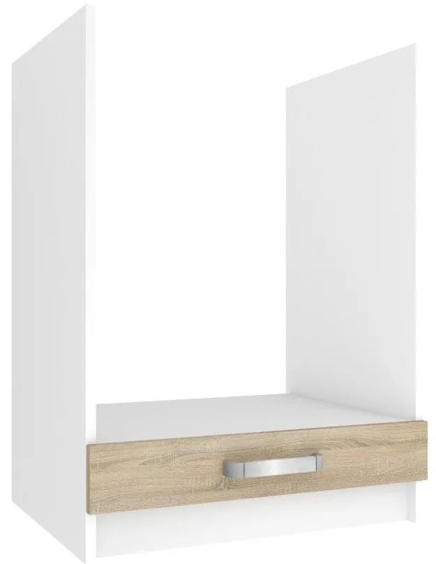 Kuchynská skrinka Belini spodná pre vstavanú rúru 60 cm dub sonoma bez pracovnej dosky TOR SDP60/0/WT/DS/0/U