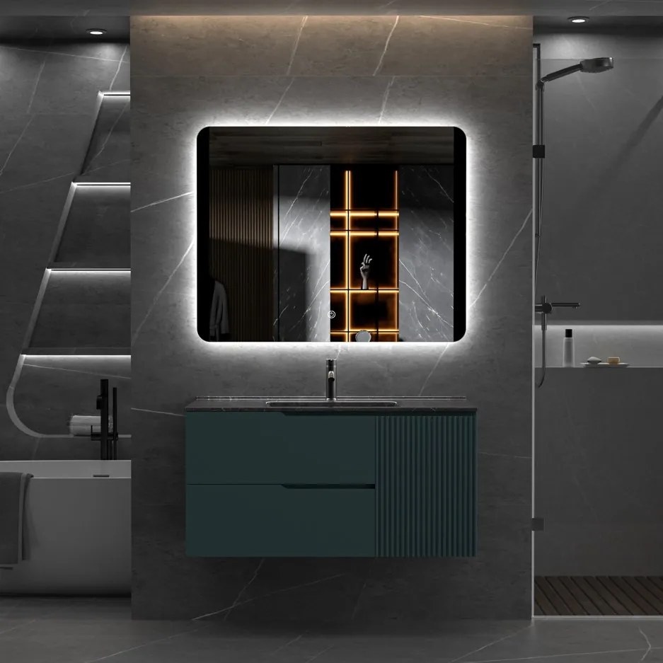 Erga Evelyn, LED zrkadlo 100x80cm, 2760 lm, 6500K, zadné osvetlenie, ERG-V01-119-1080-00