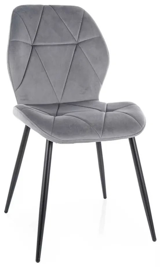 Jedálenská stolička Stigia, sivá