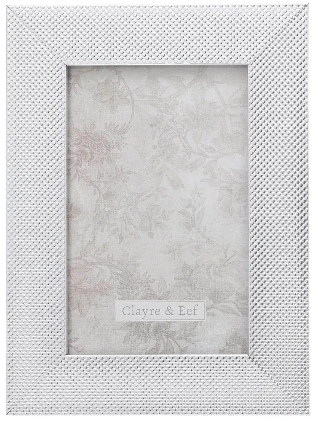 Strieborný fotorámček s bublinkami - 14*2*19 / 10*15 cm