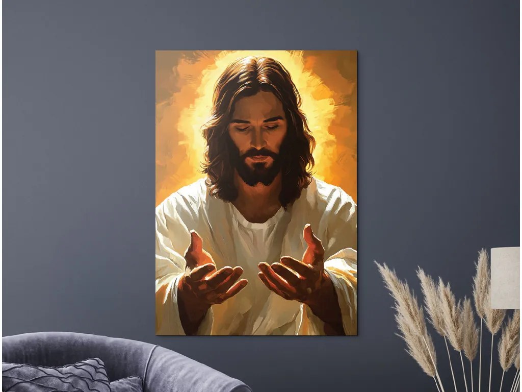 drevko | Obraz na stenu Ježiš v modlitbe