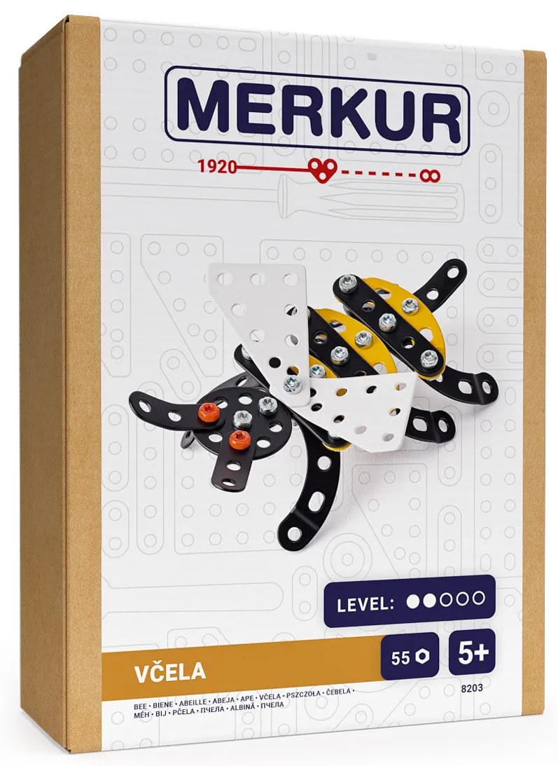 Merkur - Chrobáčiky - Včela - 55 ks