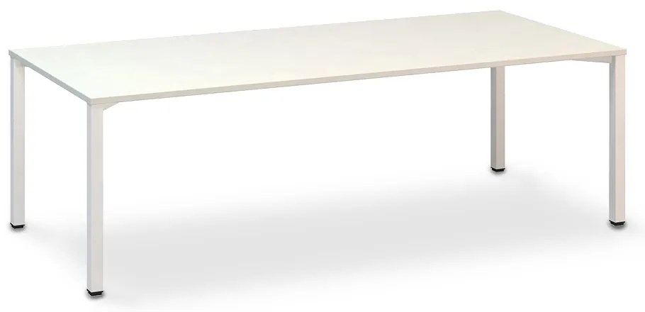 Konferenčný stôl ProOffice 100 x 240 x 74,2 cm, biela
