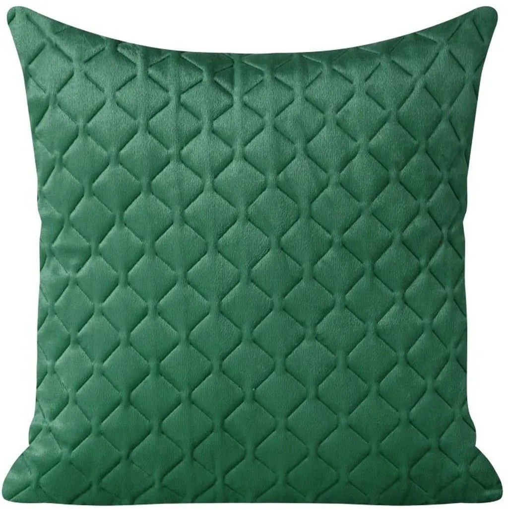 Dekorstudio Zamatová obliečka na vankúš DIMON v zelenej farbe Varianta: Rozmer obliečky: 40x40 cm