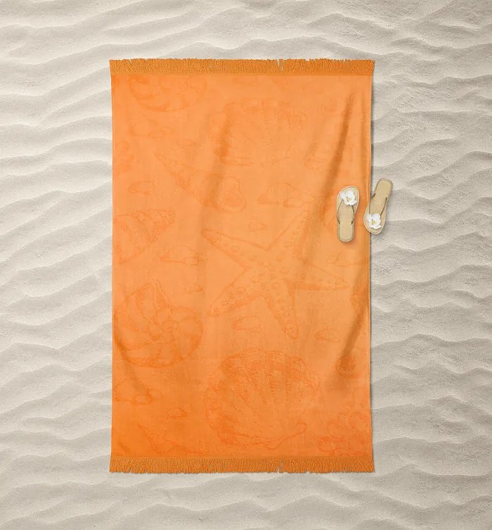 Plážová osuška 90x160 cm oranžová Plážová osuška 90x160 cm oranžová