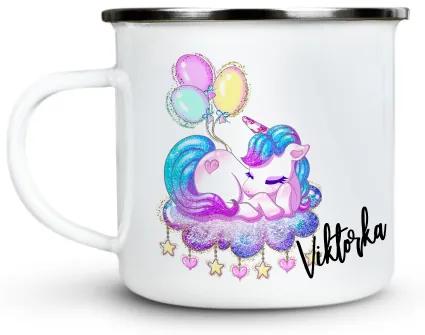 Detský plecháčik s menom Viktorka