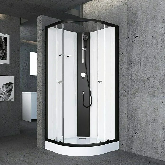 Aurlane Sprchový box Black Sea, 210 × 90 cm