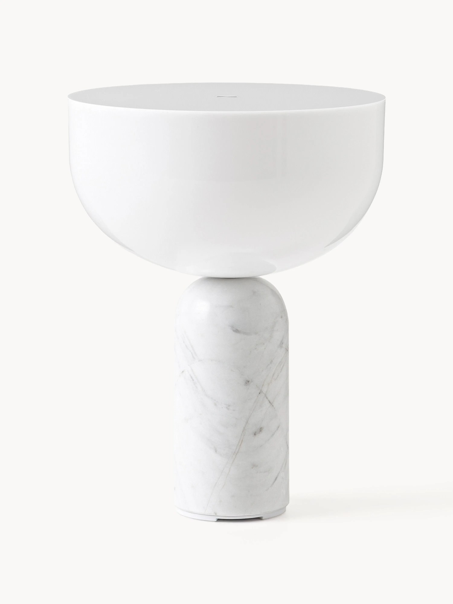 Malá prenosná stolová lampa z mramoru Kizu