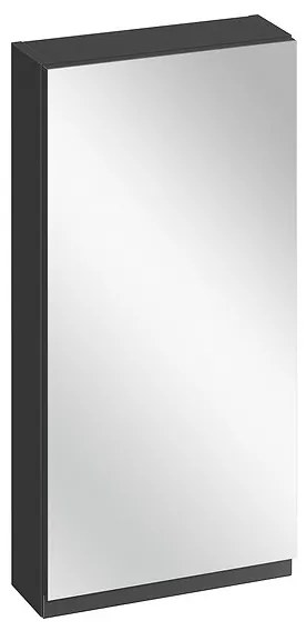 Cersanit Moduo, zrkadlová závesná skrinka 40x14x80 cm, antracitová matná, S590-071-DSM