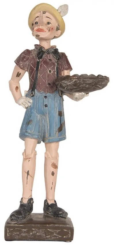 Dekorácia figúrka Pinocchio - 14*10*31 cm