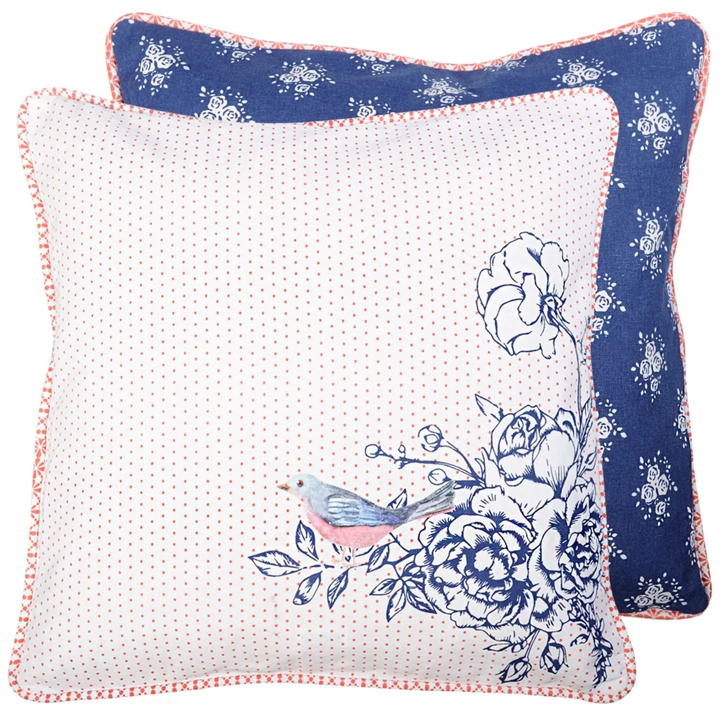 Povlak na vankúš Rose Garden Blue - 40 * 40 cm