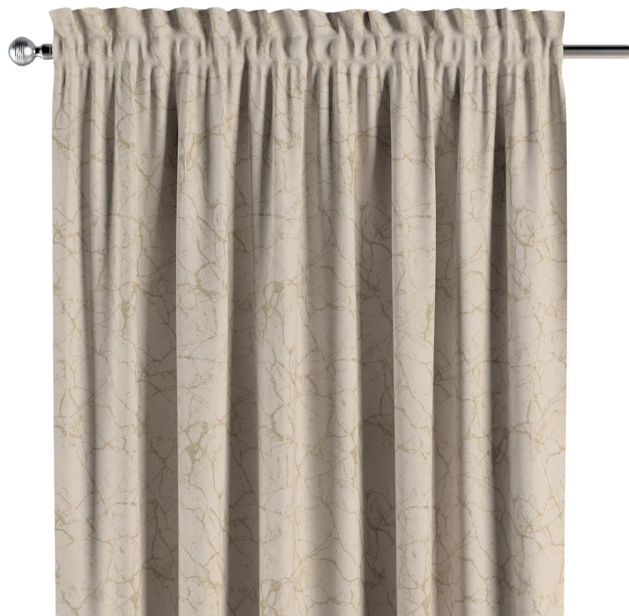 Záves s tunelom a volánom