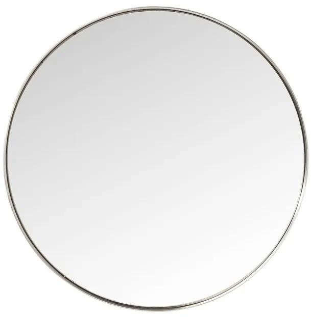 KARE DESIGN Zrkadlo Curve Round 100 cm nerezová oceľ 100 × 100 × 5 cm