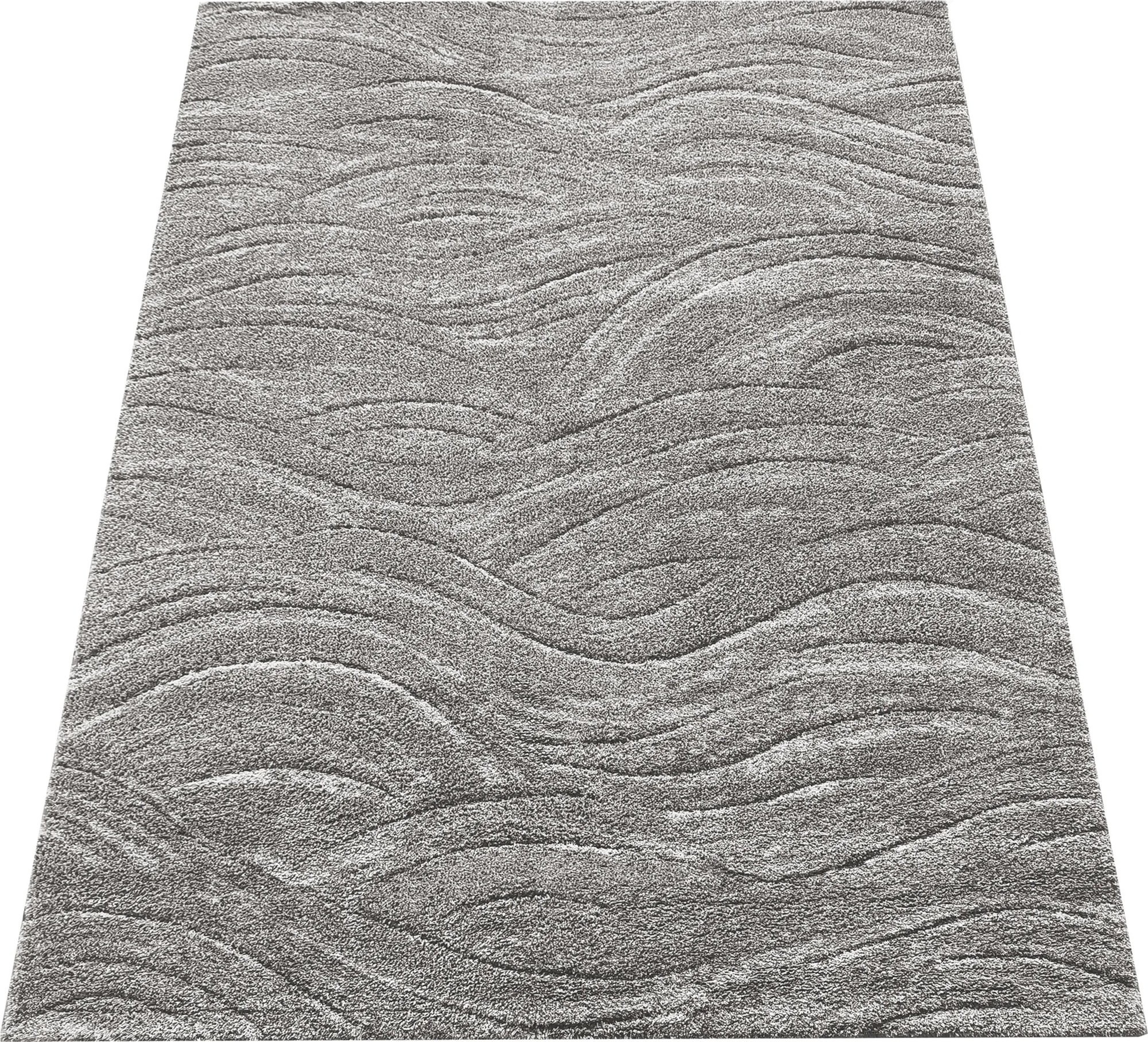 DY Sivý koberec s abstraktným vzorom Serenity 04 Rozmer: 80x150 cm