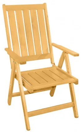 Doppler DOVER - záhradné drevené polohovacie kreslo