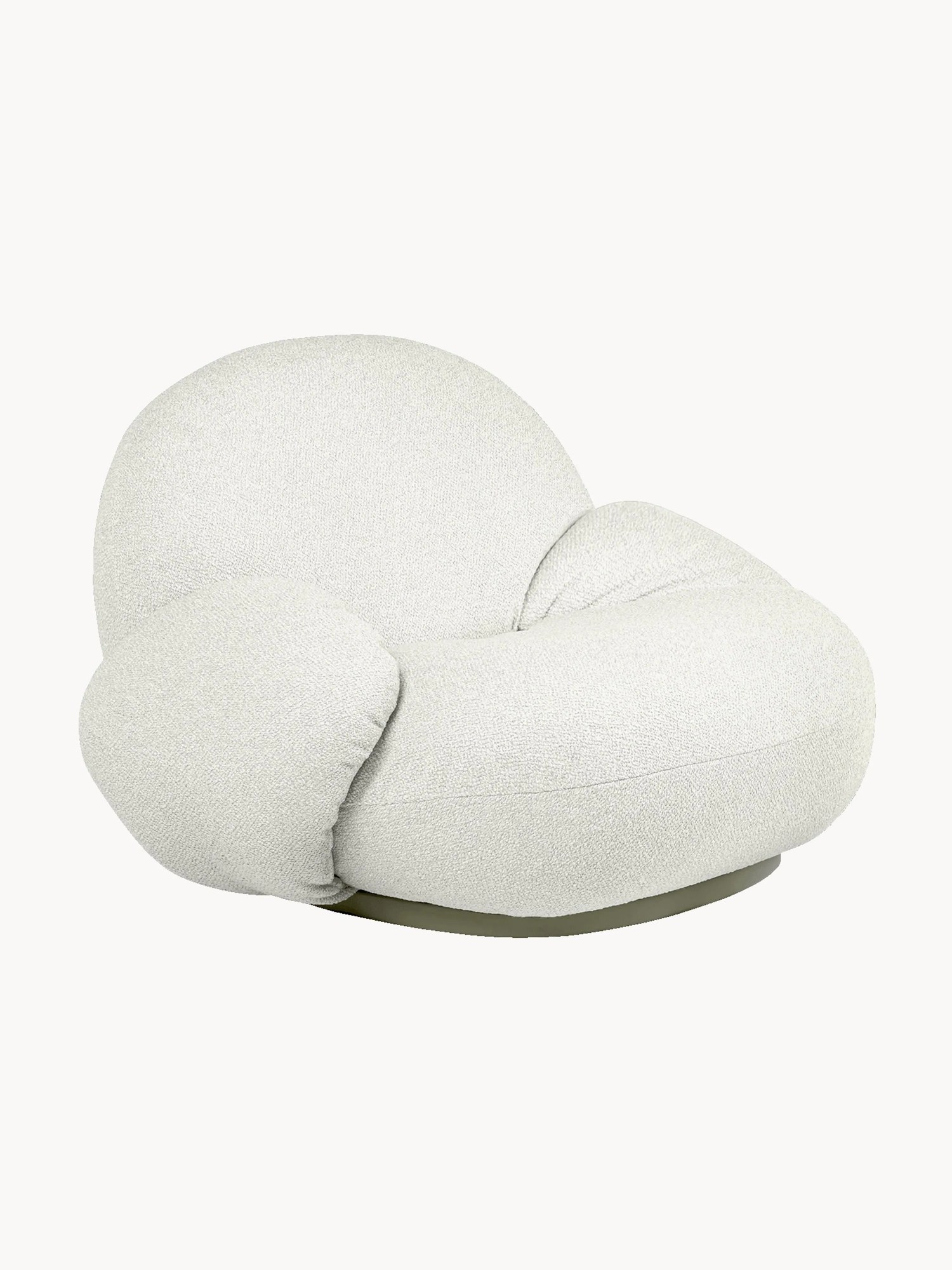 Otočné záhradné buklé kreslo Pacha