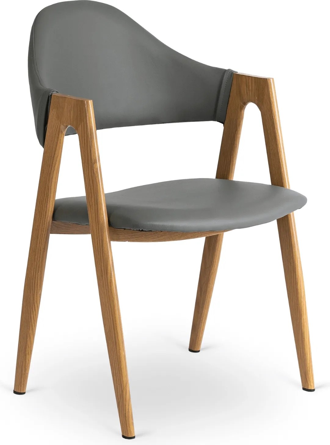 PROXIMA.store - Čalúnená jedálenska stolička WILLY FARBA: sivá