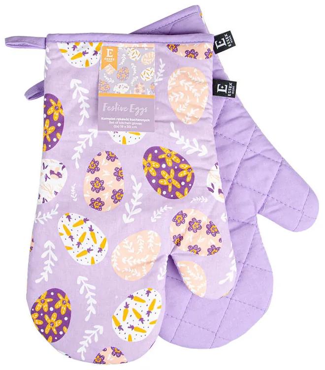 Kuchynská chňapka VEĽKONOČNÉ KRASLICE, sada 2 ks