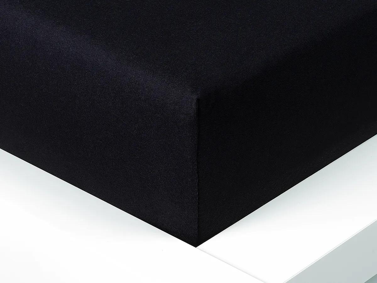 XPOSE® Jersey plachta Exclusive - čierna 160x200 cm