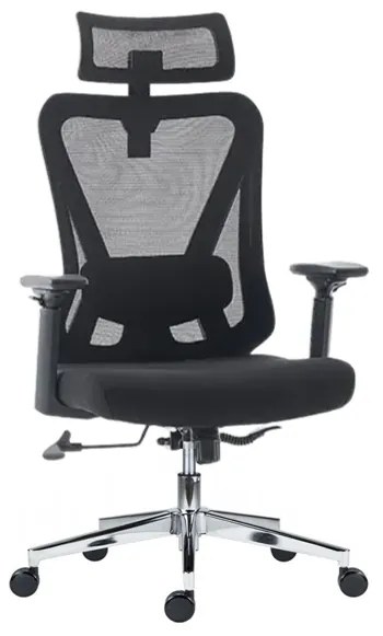 Kancelárska ergonomická stolička Neoseat KETTY — čierna, nosnosť 130 kg