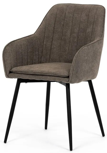 Autronic BONTEC Jedálenská stolička, hnedá, látka, DCL-221 BR2 Farba: Hnedá