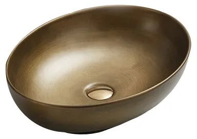 Mexen Iko, umývadlo na dosku 52 x 39 cm, retro zlatá, 22245253