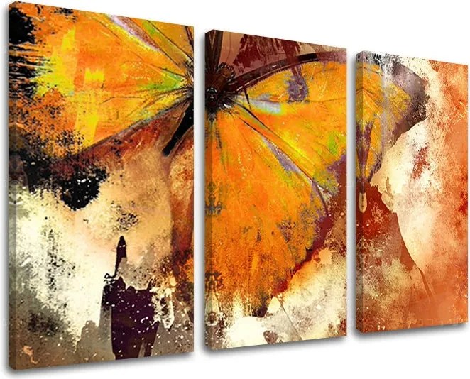 Obraz na stenu 3 dielny ABSTRAKT AB116E30