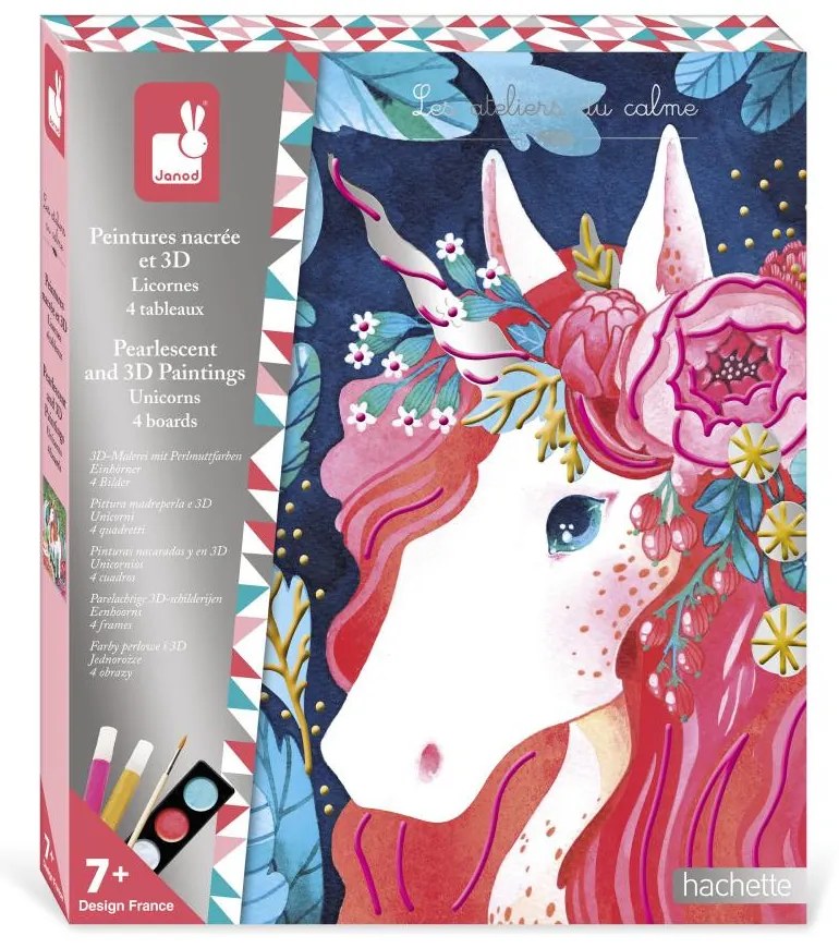 Detský ateliér maxi - 3D maľovanie - Jednorožce