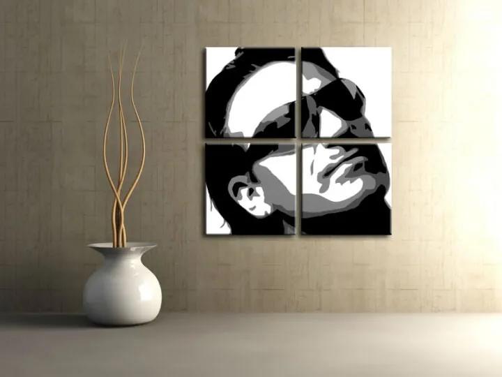 Ručne maľovaný POP Art obraz Bono-U2 | rôzne rozmery