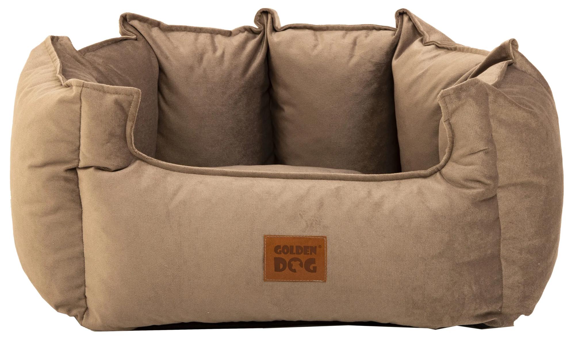 Golden Dog Pelech Golden Dog - Crown LUX L 70 x 49 x 40cm - Capuccino
