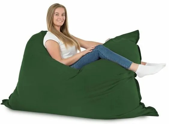 INTERMEDIC SK Vankúš na sedenie Plyš XXL Farba: 16. Tm. zelený