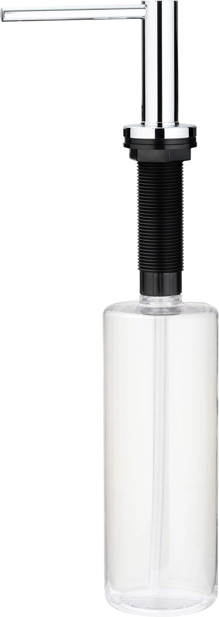 Deante Aster, dávkovač saponátu pre kuchynské drezy s dlhou výlevkou 500ml, chrómová, ZZZ_00DD