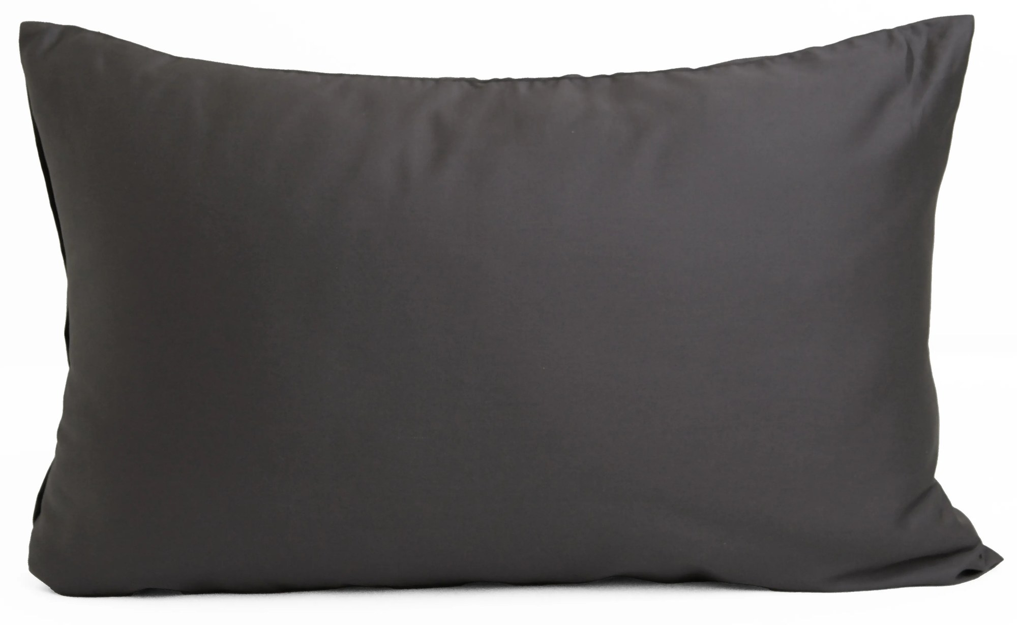 Saténová obliečka na vankúš 40 x 60 cm - Diana antracitová