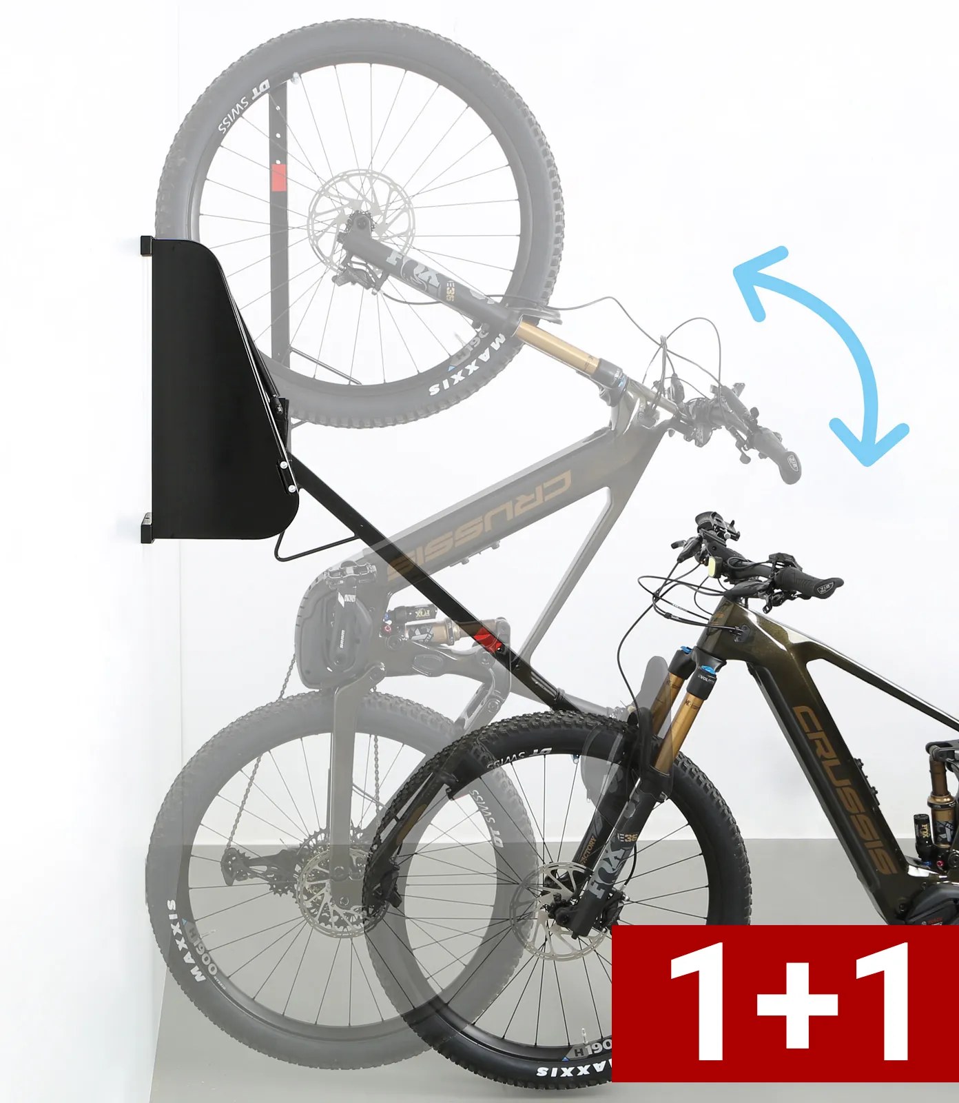 Držiak na elektrobicykle UpBike so zdvíhacím mechanizmom 1+1 ZADARMO, oplechované boky