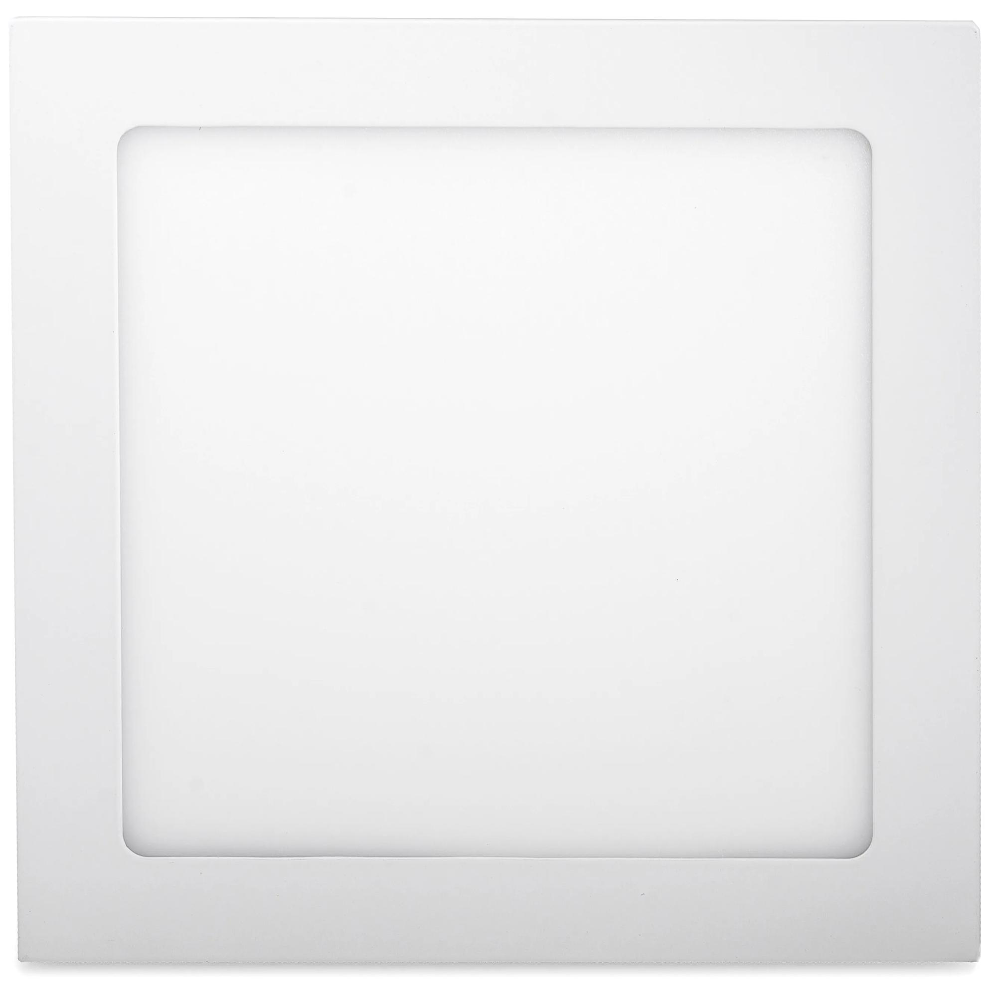 LED Solution Biely vstavaný LED panel hranatý 300 x 300mm 24W Farba svetla: Denná biela LED-WSQ-25W/4100