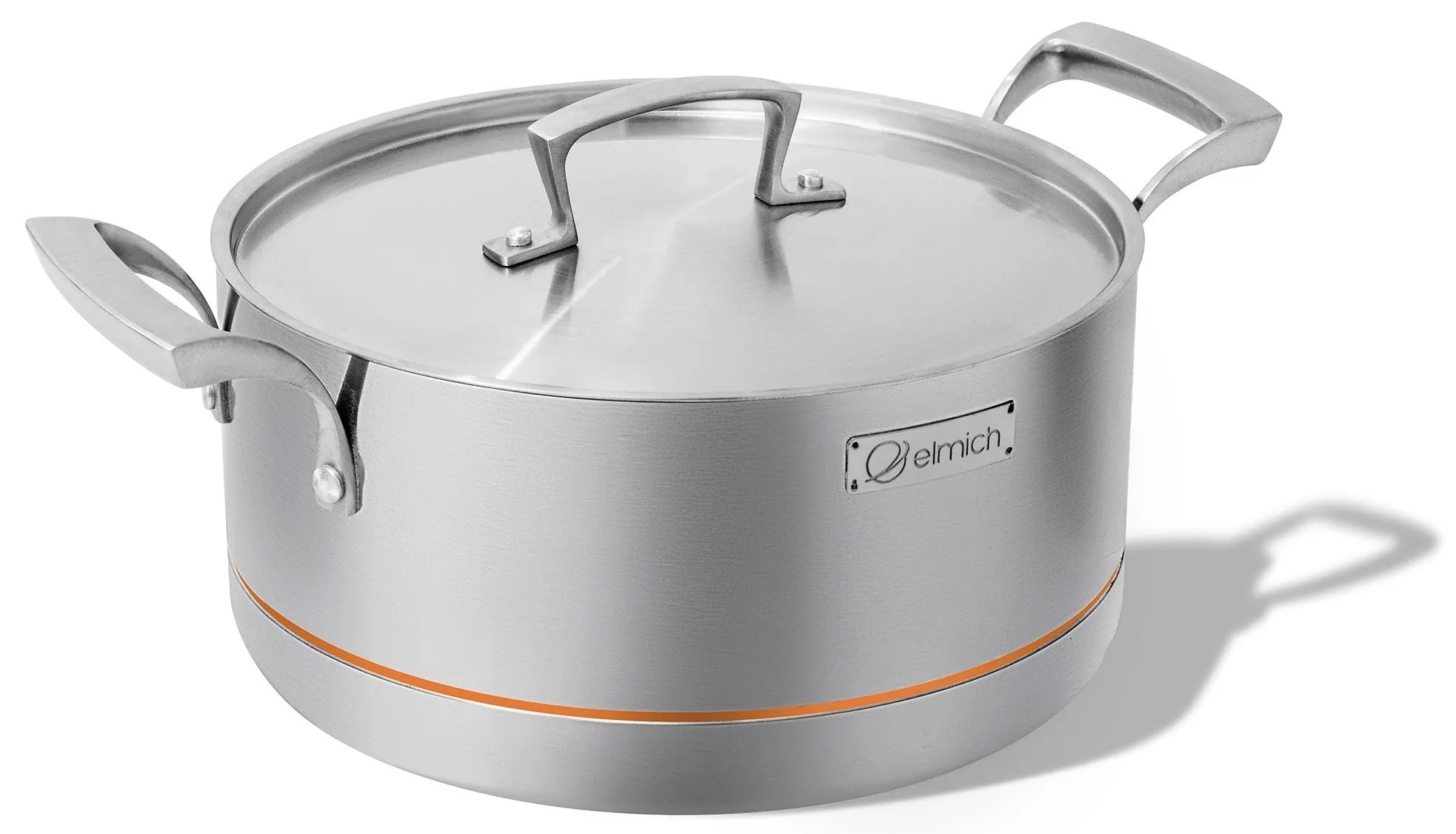 Elmich Päťvrstvový nerezový hrniec Penta Copper s medeným jadrom Ø 24 cm (5L)